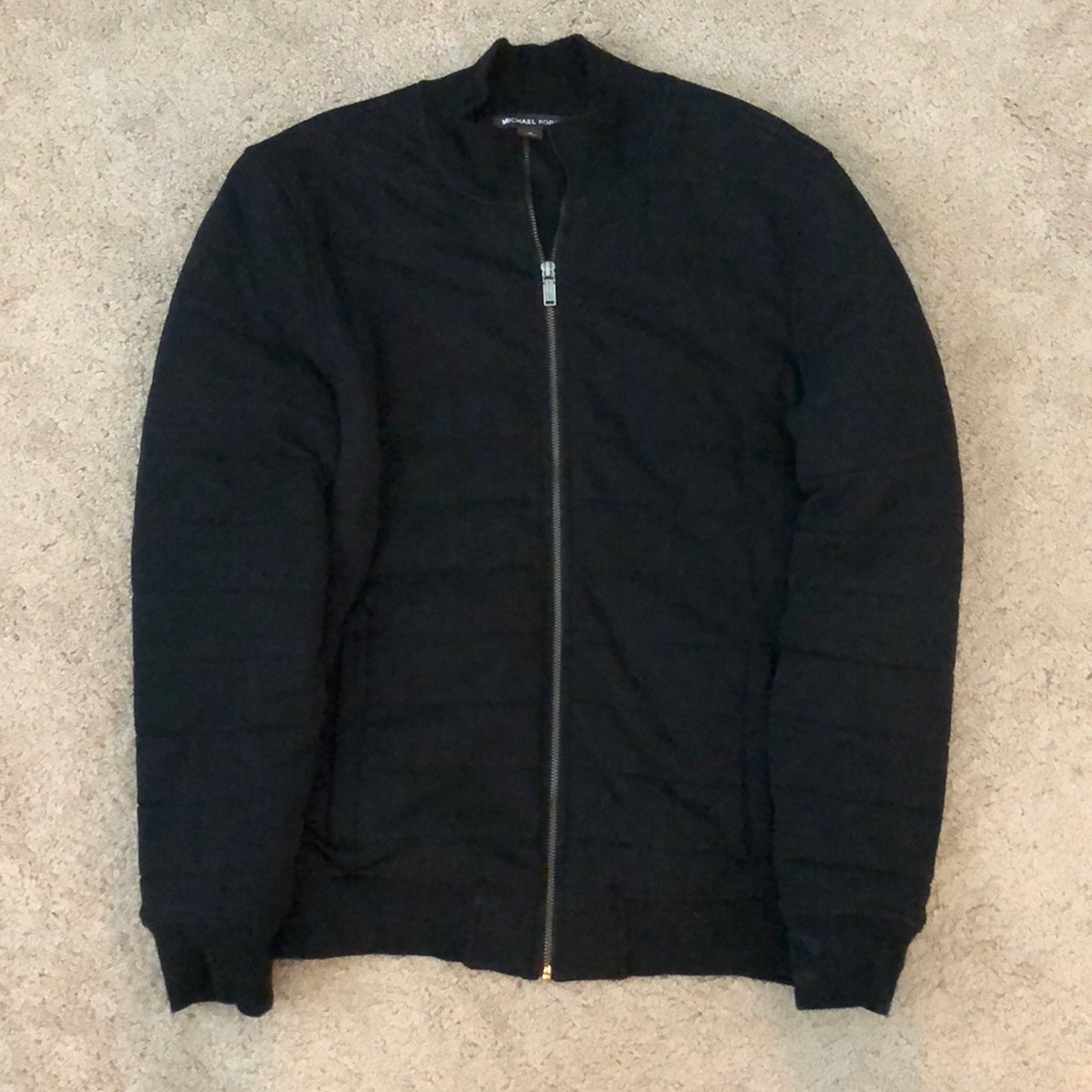 Michael Kors black Bomber Jacket